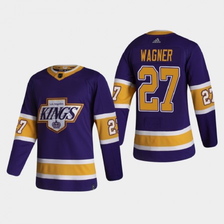 Los Angeles Kings Hockeydrakt Austin Wagner 27 2020-2021 Reverse Retro Authentic - Herre